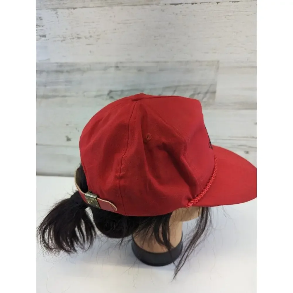 Vintage Challenge 5 Asra Red Rope Hat‎ - Sportsman Level Motorcycle Road Racing